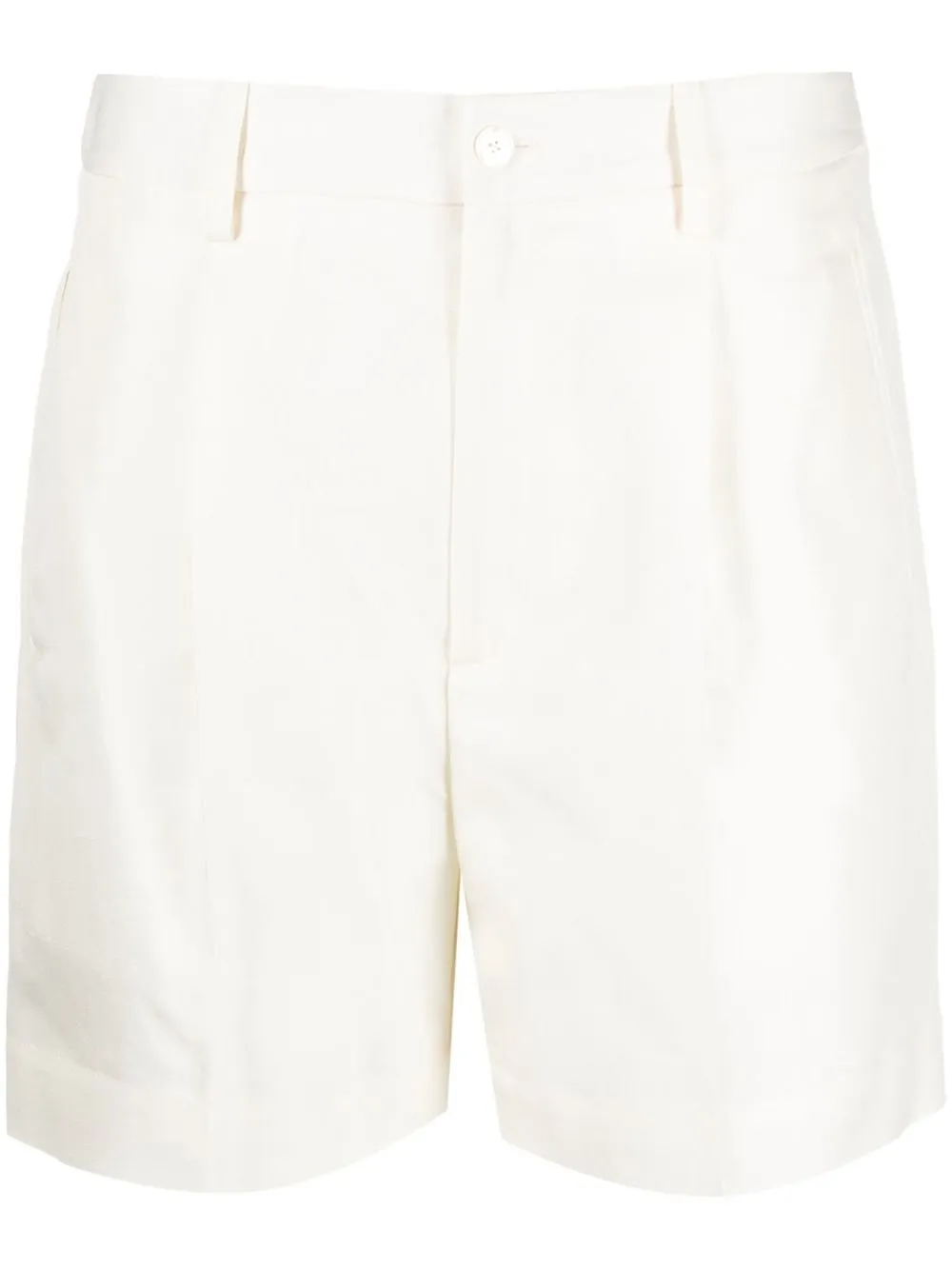 

Шорты с завышенной талией и сборками Ralph Lauren Collection, белый