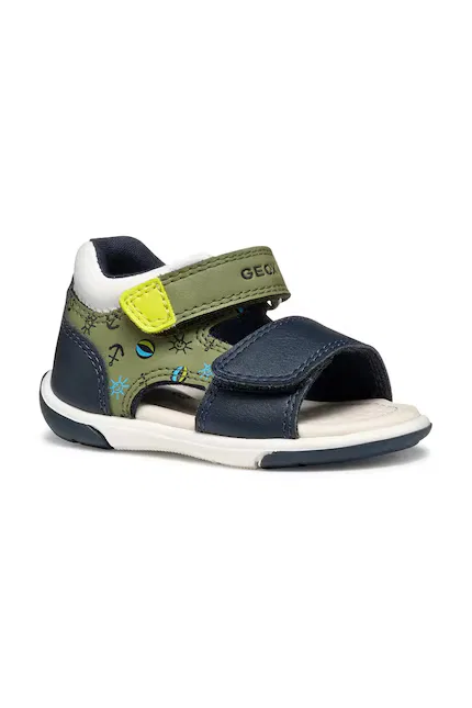Сандалии детские ZAPITO Geox, зеленый