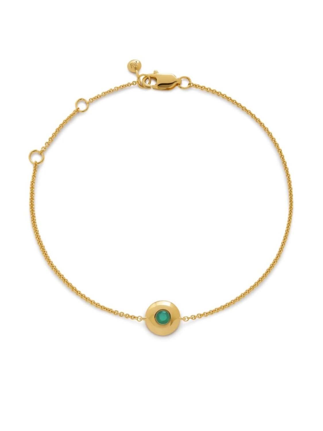 

Monica Vinader позолоченный браслет May Birthstone, золотой