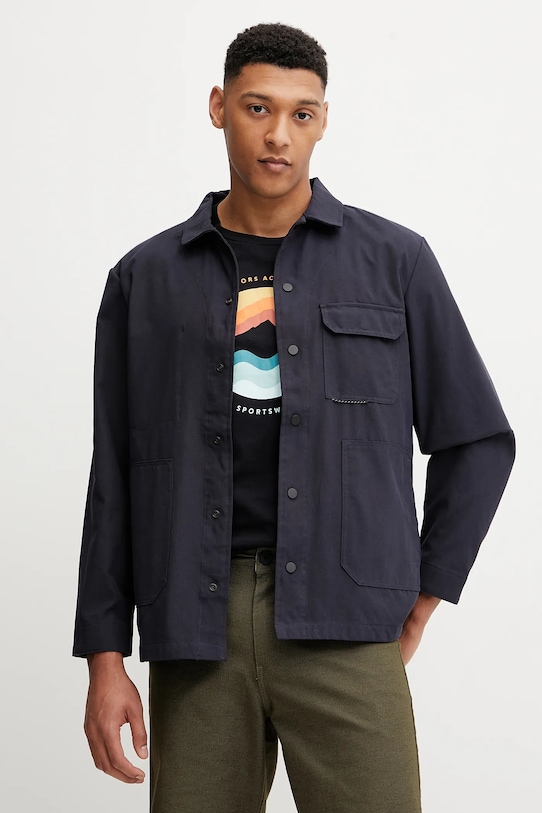 

Куртка-рубашка Terracade Overshirt Jack Wolfskin, темно-синий