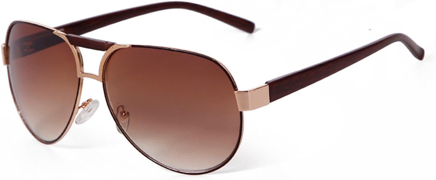 

Классические солнцезащитные очки Avaition Oversized Retro для женщин и мужчин, с градиентным затемнением, защитой от УФ-излучения UV400, с имитацией деревянных дужек WNCKSQ, C6