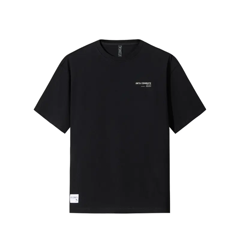 

ANTA Футболка мужская базовая black, Черный, ANTA Футболка мужская базовая black