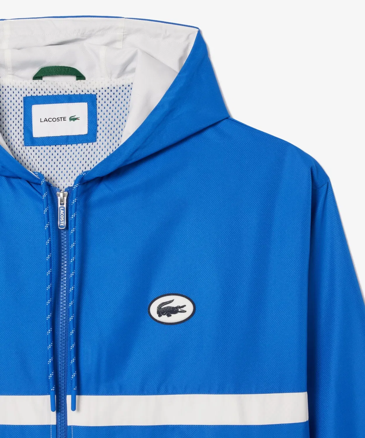 Куртка водоотталкивающая Nike с цветовыми блоками, синяя — фото 3