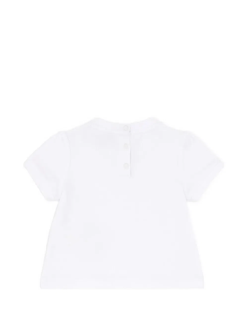 Футболка с пышными рукавами Emporio Armani Kids, белый — фото 2
