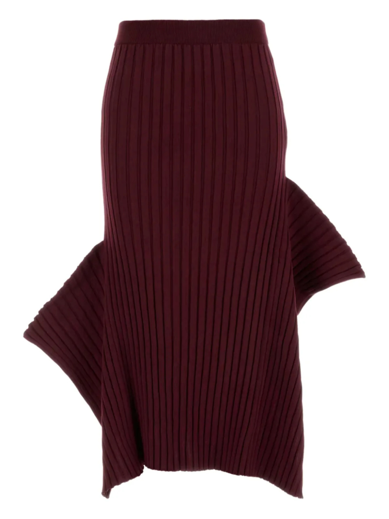 

Асимметричная юбка миди Stella McCartney, красный