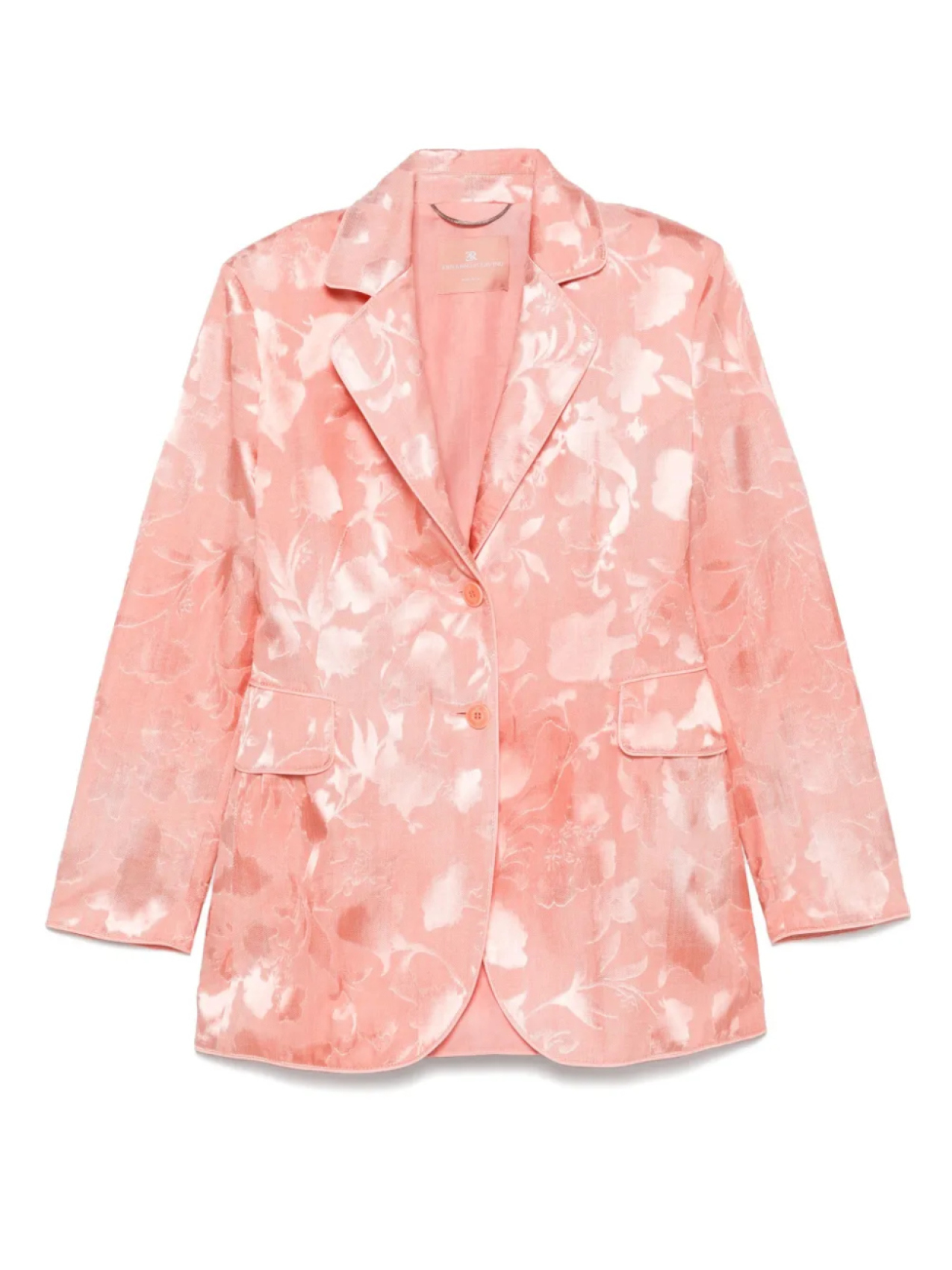 

Пиджак с цветочным жаккардом Ermanno Scervino, розовый