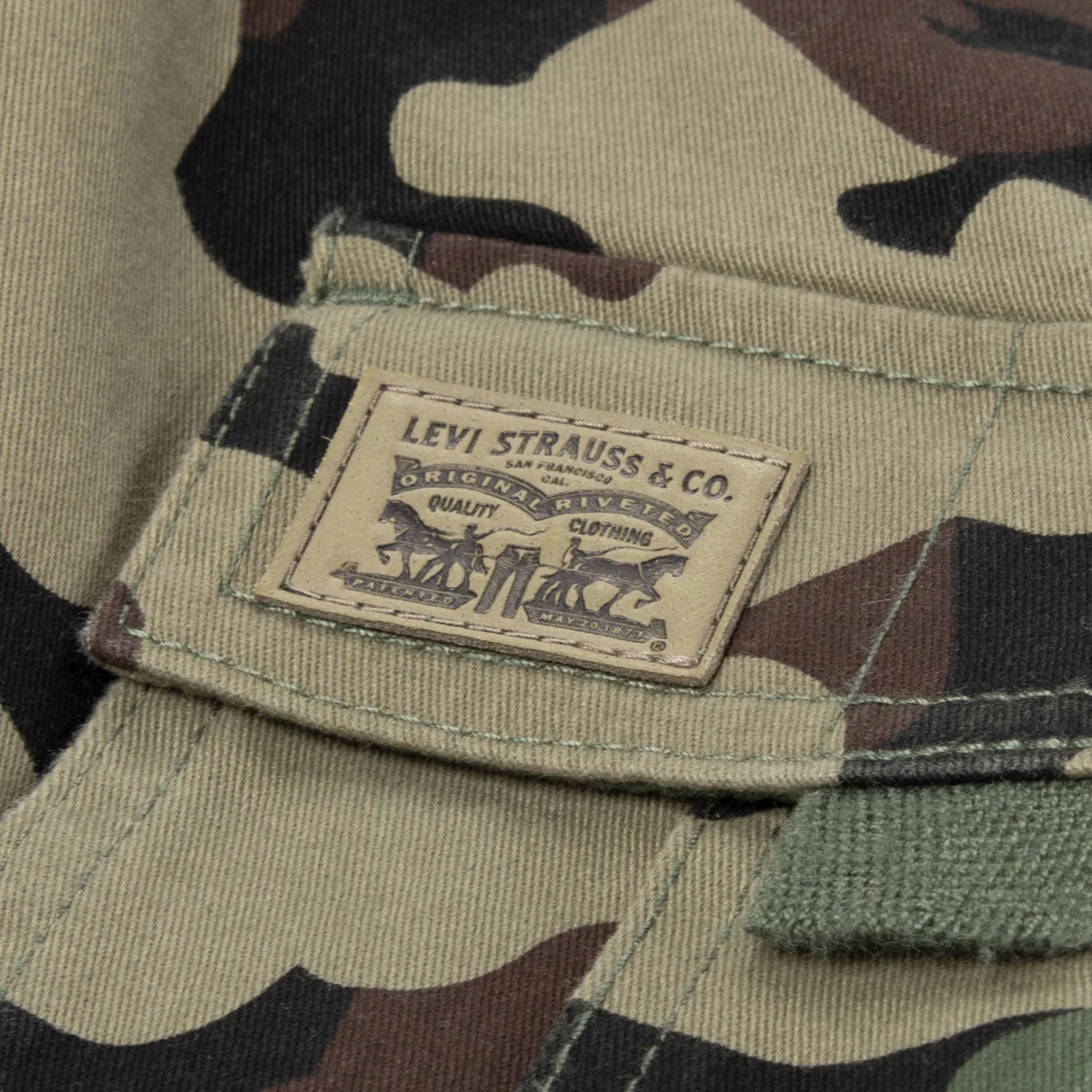 Традиционные шорты-карго для мальчиков 8-20 лет Levi's, Green — фото 4