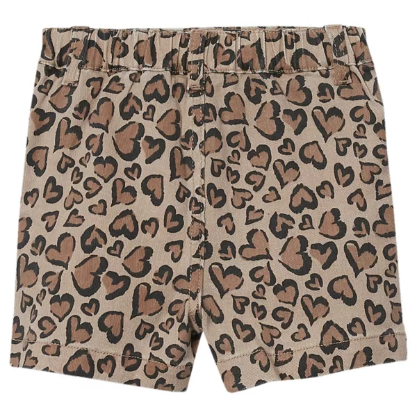 Джинсовая юбка-шорты для девочек 2-16 лет Lands' End, цвет tan cheetah hearts — фото 2