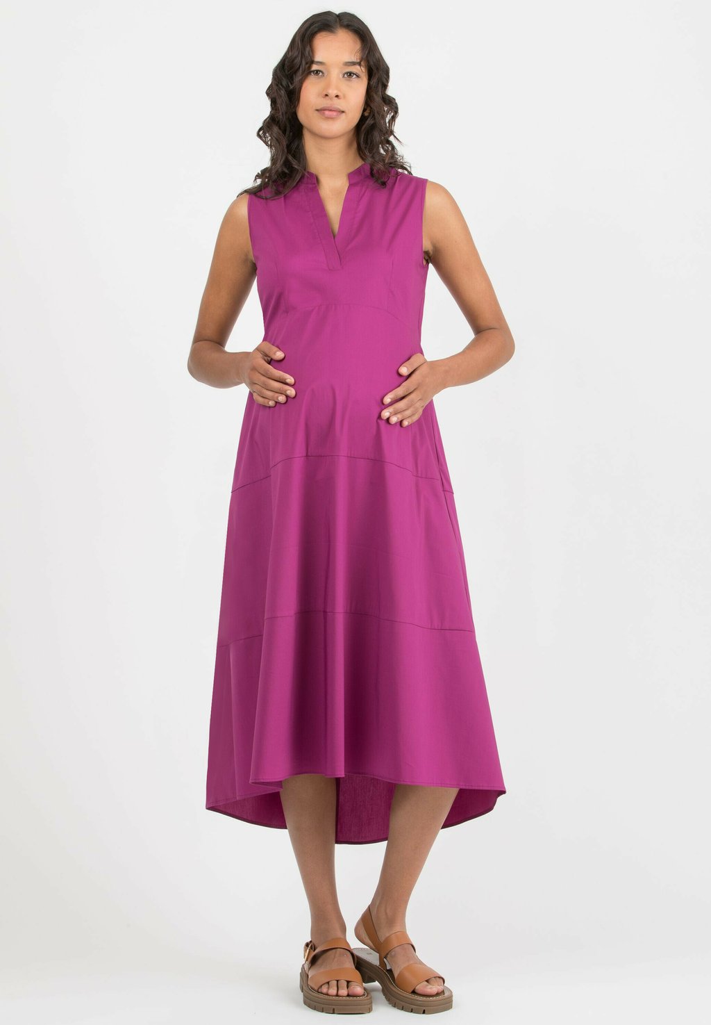 

Повседневное платье FLORENCE - MIDI WITH FLARED Attesa Maternity, фиолетовый