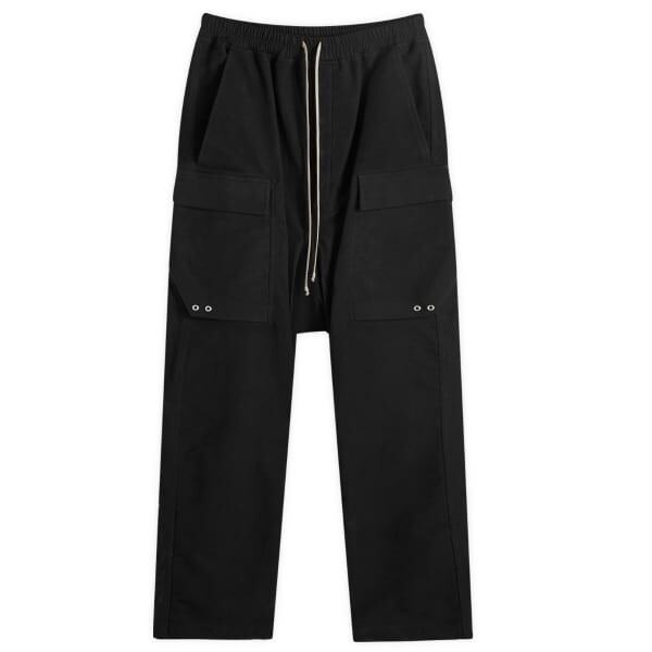 

Брюки-Карго из плотного твила Rick Owens, черный