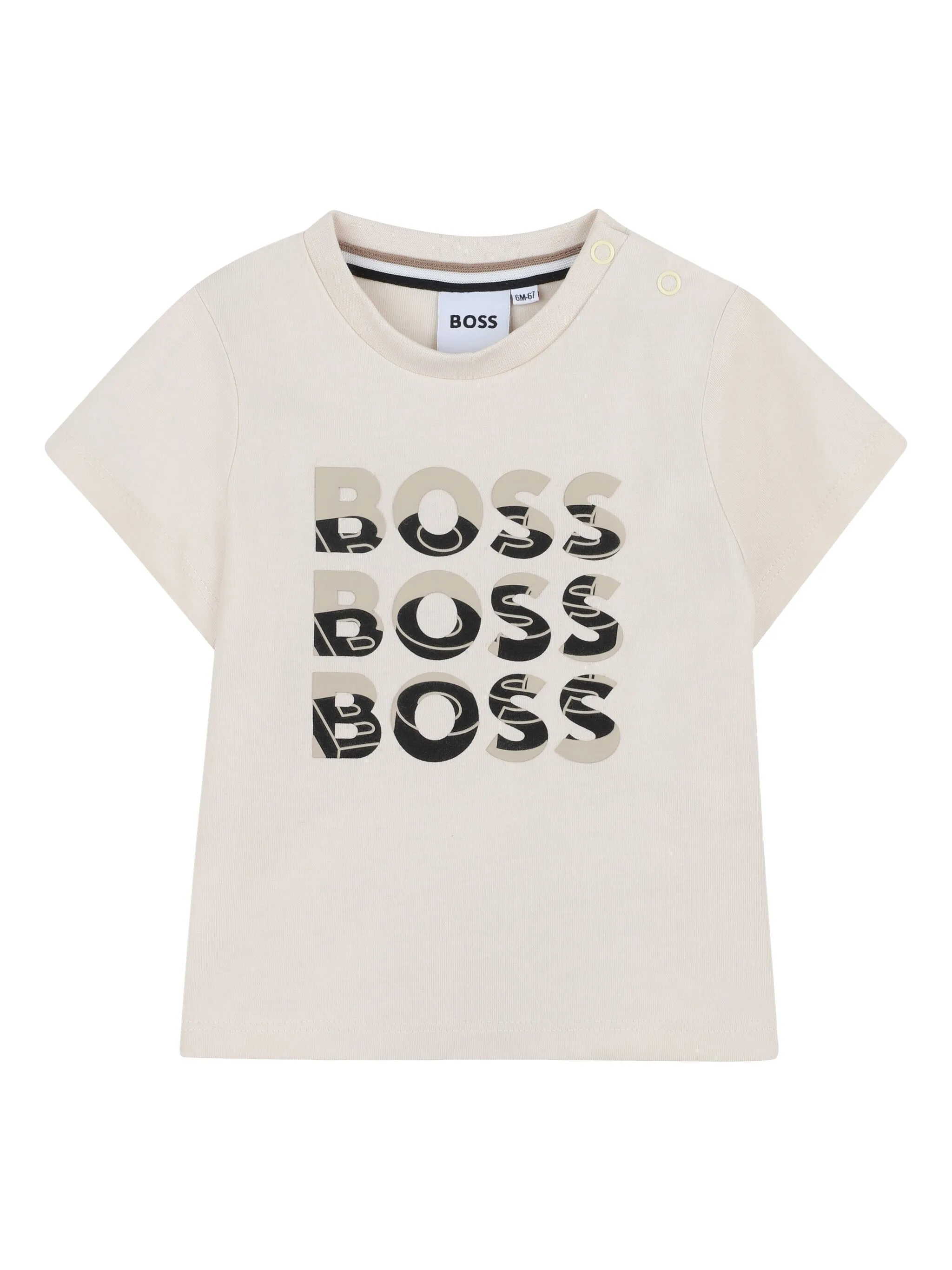 

Футболка с логотипом Boss Kidswear, нейтральный