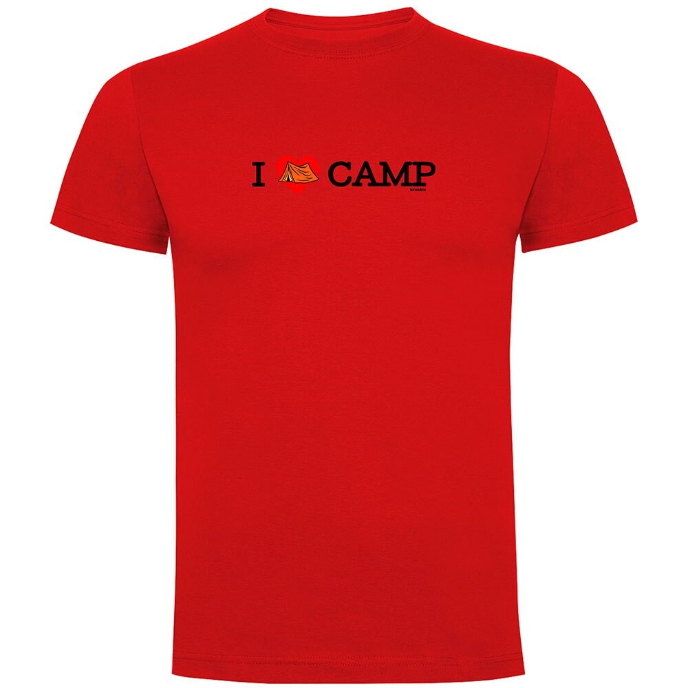 

Футболка с коротким рукавом Kruskis I Love Camp, красный