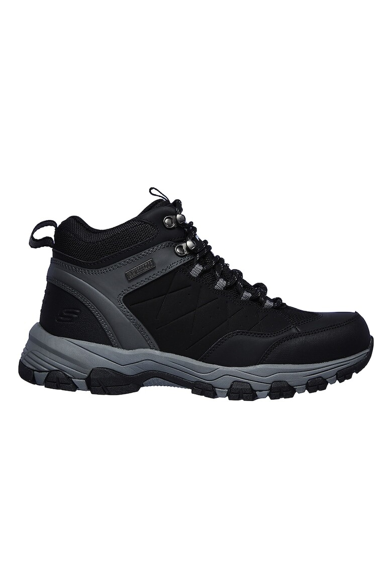 

Трекинговые ботинки Telago из кожи и экокожи Skechers, черный