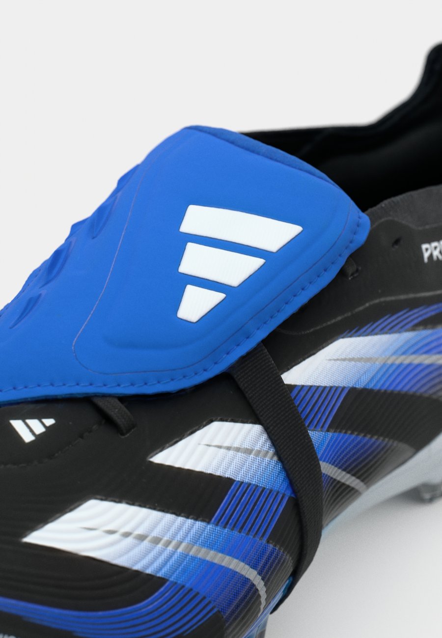 Кроссовки Adidas Performance PREDATOR ELITE FOLD-OVER TONGUE FIRM GROUND FOOTBALL BOOTS, Core Black/Footwear White/Glory Blue/Black — фото 3