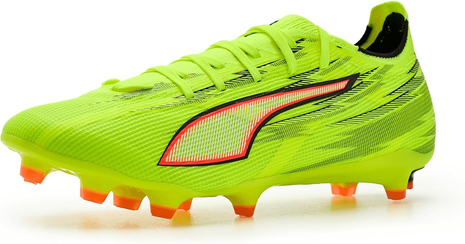 

Мужские футбольные бутсы Puma Ultra 6 Match Firm для искусственного газона, черный/красный/желтый