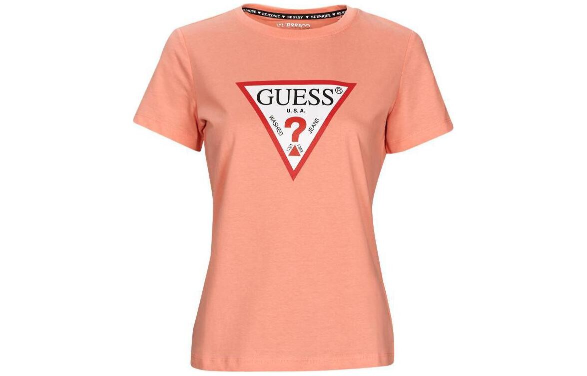 

Футболка женская оранжевая Guess