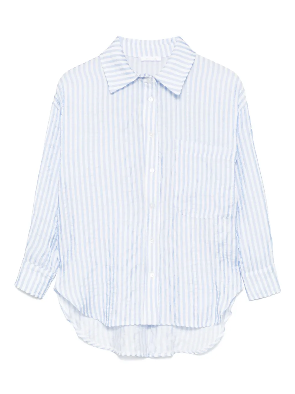 

Рубашка в полоску Miss Grant Kids, синий