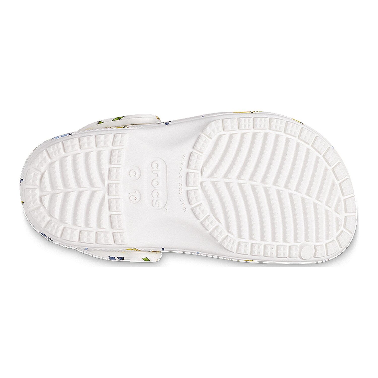 Детские сандалии Детские Белый Голубой Синий Crocs, белый/синий — фото 4