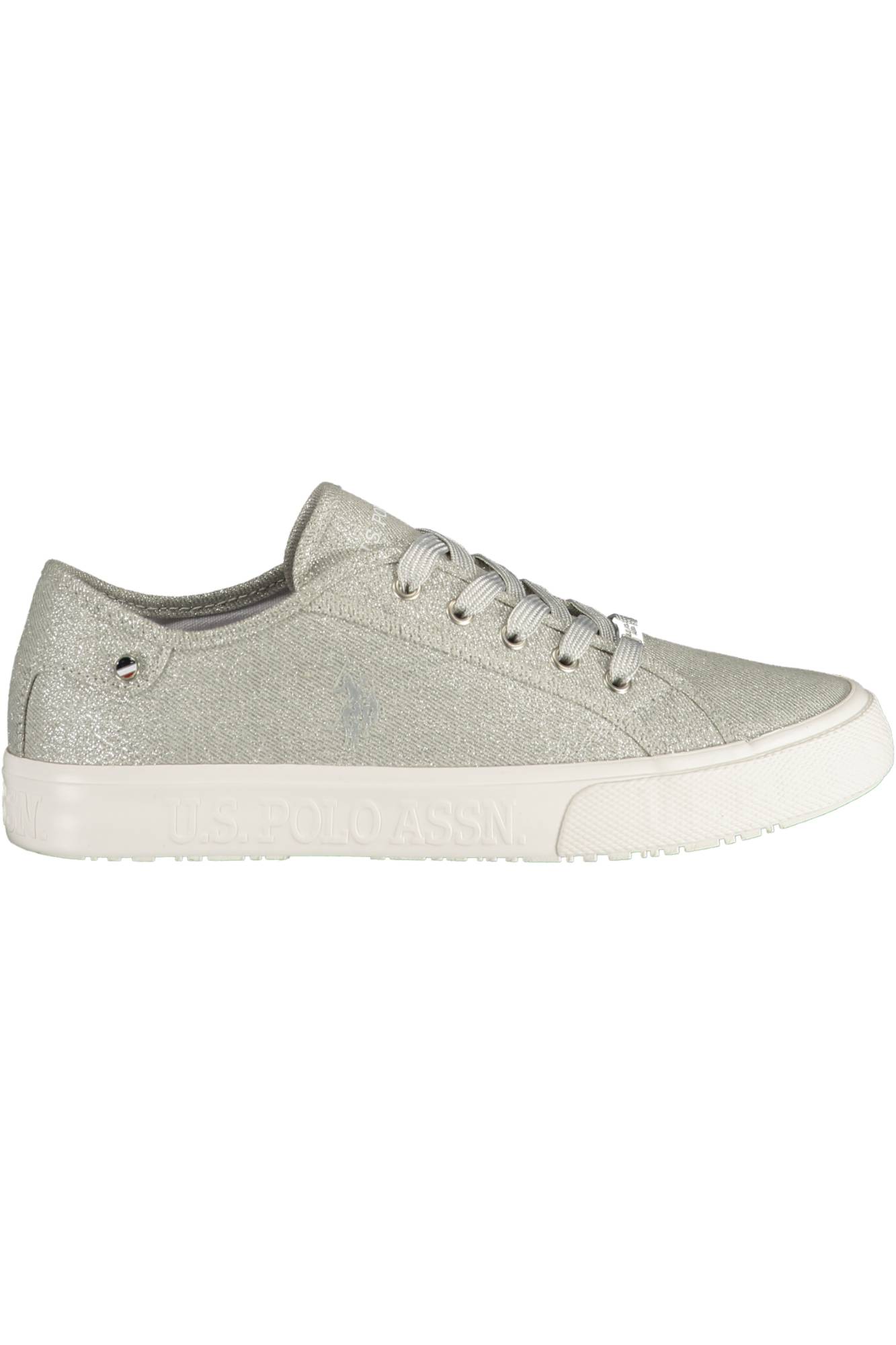 Кеды женские U.S. Polo Assn., серебряный