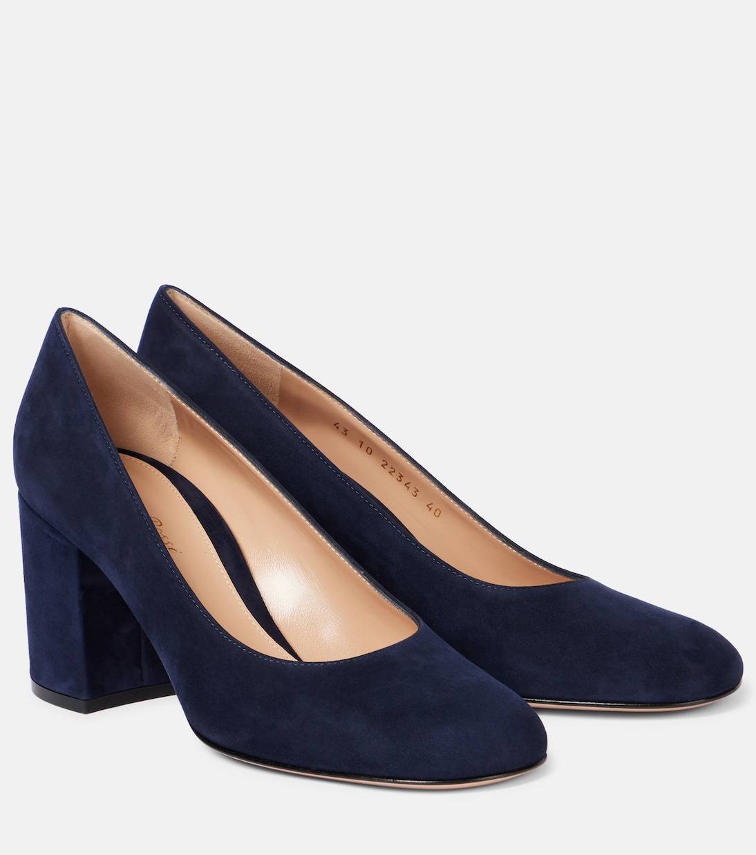 Женские замшевые туфли Joelle Gianvito Rossi, Denim