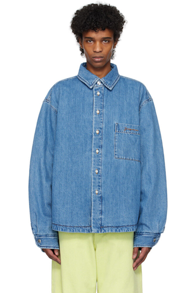 

Синяя джинсовая рубашка «The Boulanger» JACQUEMUS