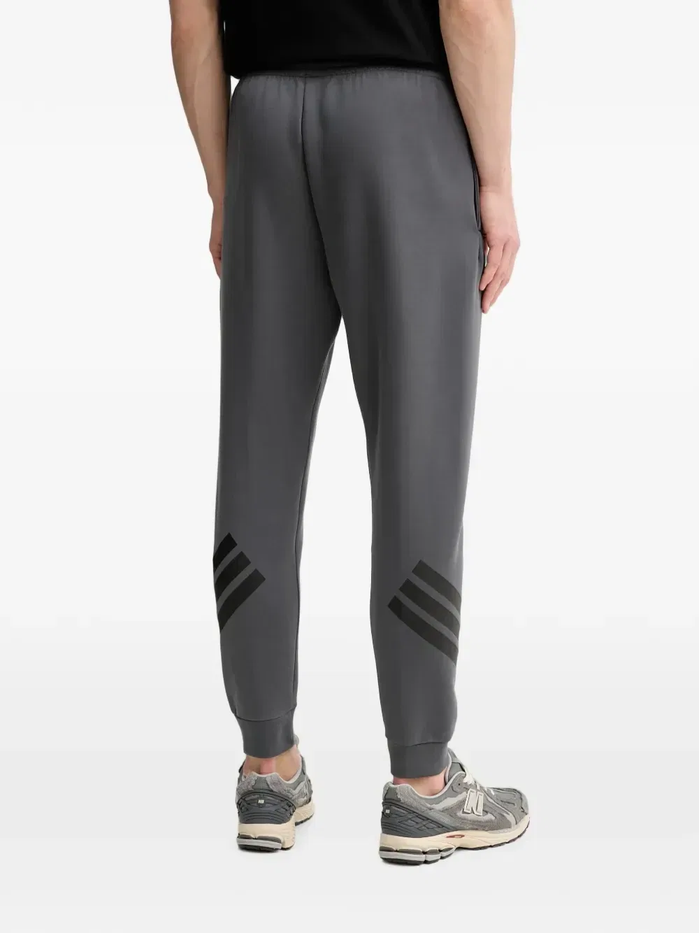 Тренировочные брюки с логотипом Adidas, серый — фото 3
