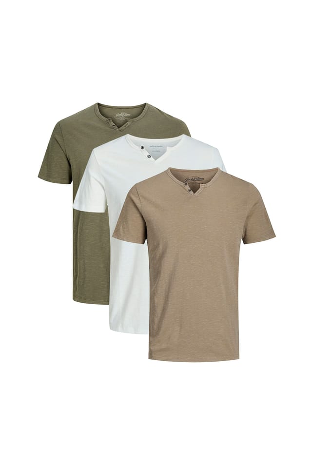 

Футболка упаковка 3 шт. Jack & Jones, мультиколор