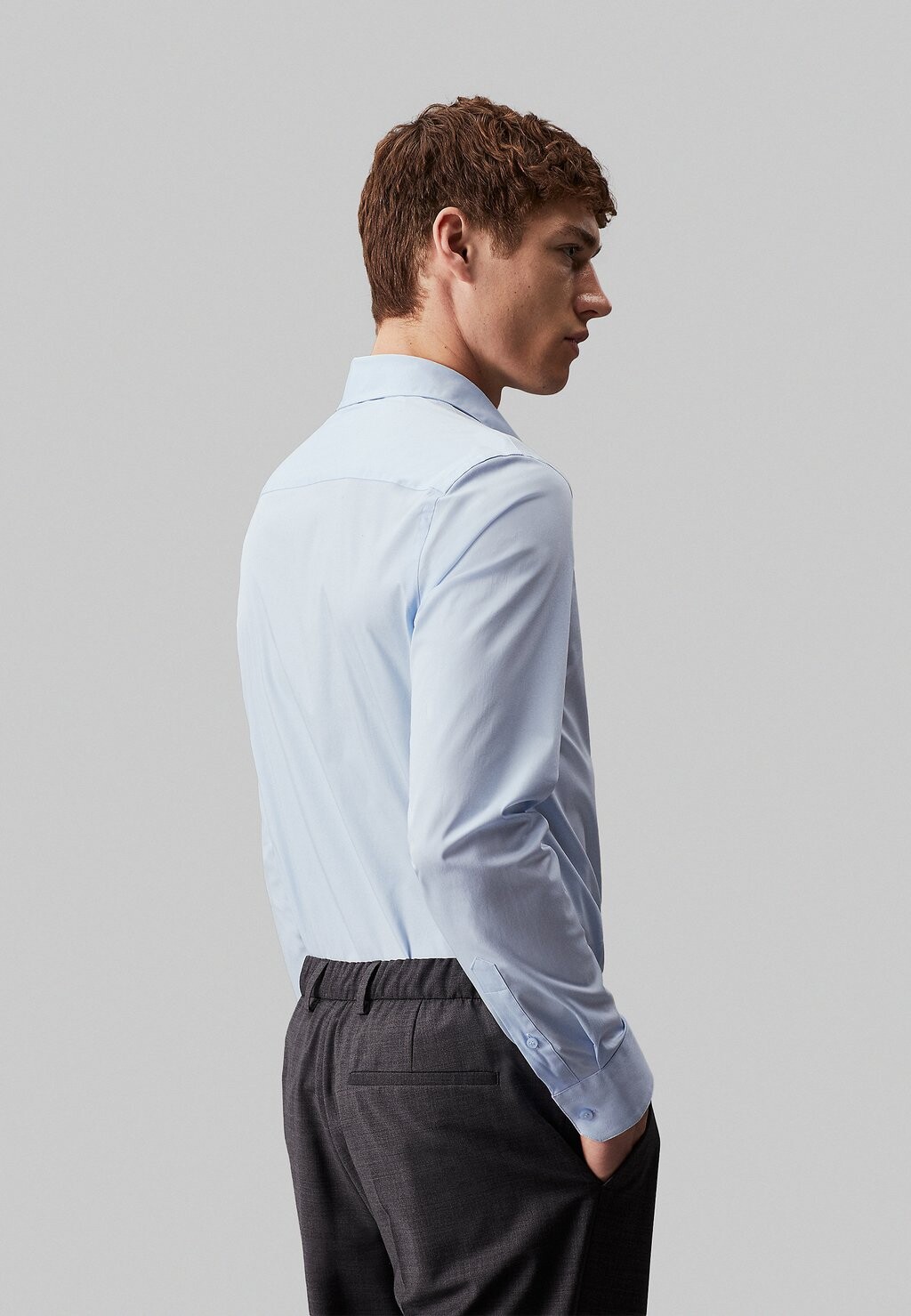 

Рубашка SLIM SHIRT Calvin Klein, светло-голубой
