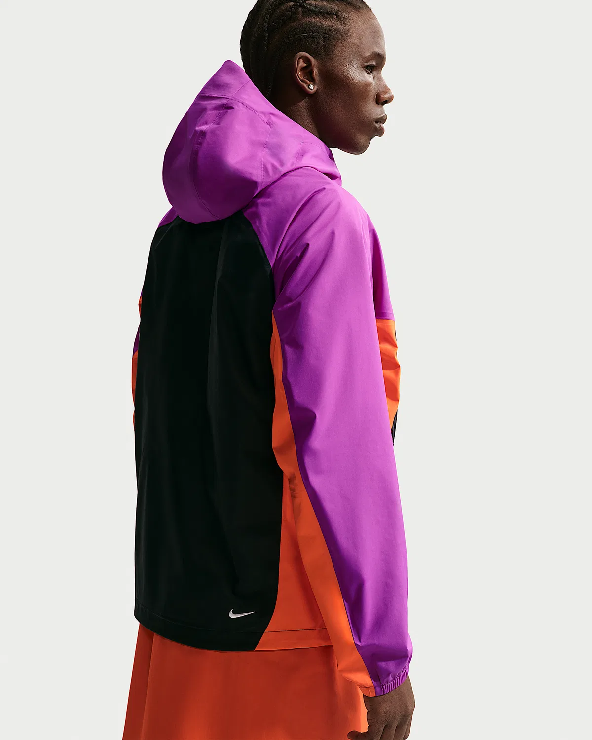 Мужская куртка Nike ACG "Phantazma" Storm-FIT ADV, Vivid Purple/Black/Safety Orange/Summit White — фото 2