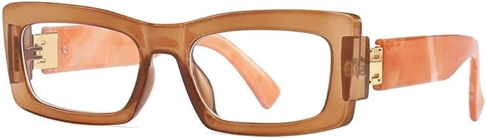 

Солнцезащитные очки с защитой UV400 | Маленькая оправа, линзы конфетного цвета | Для женщин и мужчин, для занятий спортом на открытом воздухе и вождения LXLHWN, Coffee