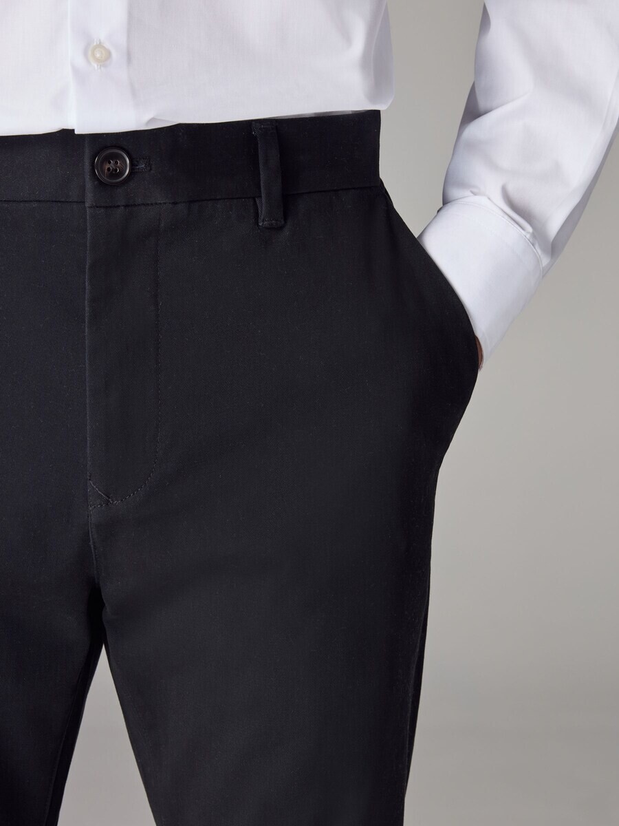Брюки чинос Next Skinny Chino Pants, черный — фото 4