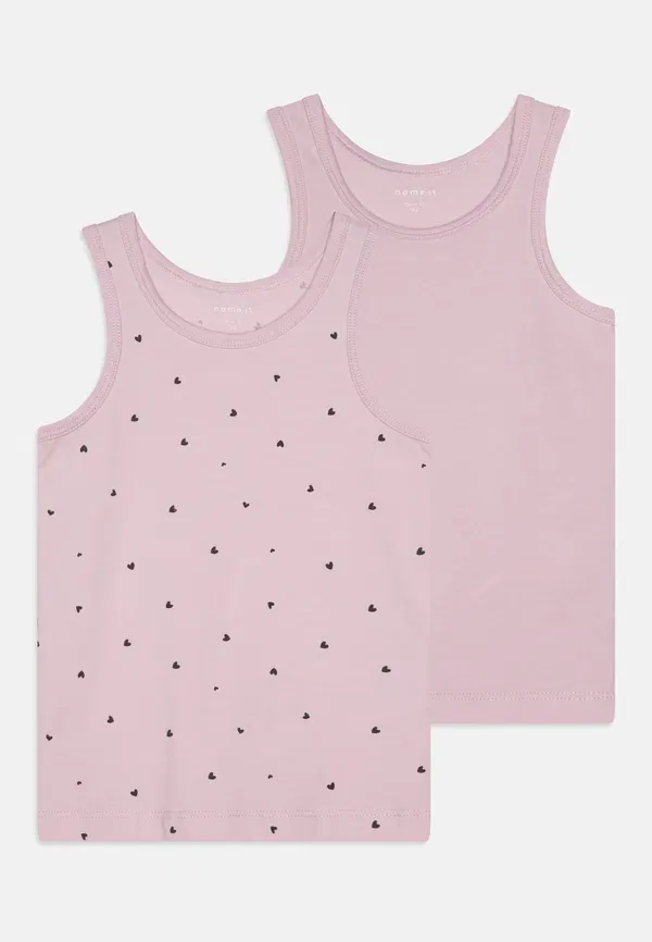 Футболка Nmftank winsome hearts 2 pack undershirt Name It, нежно-орхидейный
