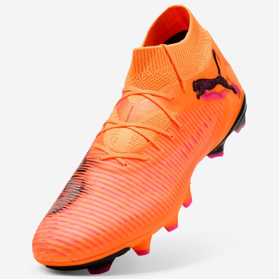 PUMA Футбольные бутсы женские/мужские FG - Future 8 Pro оранжевые — фото 2