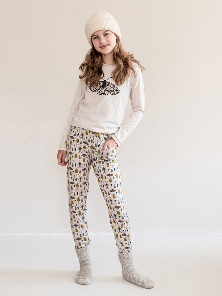 

Claesens Бежевая/разноцветная пижама