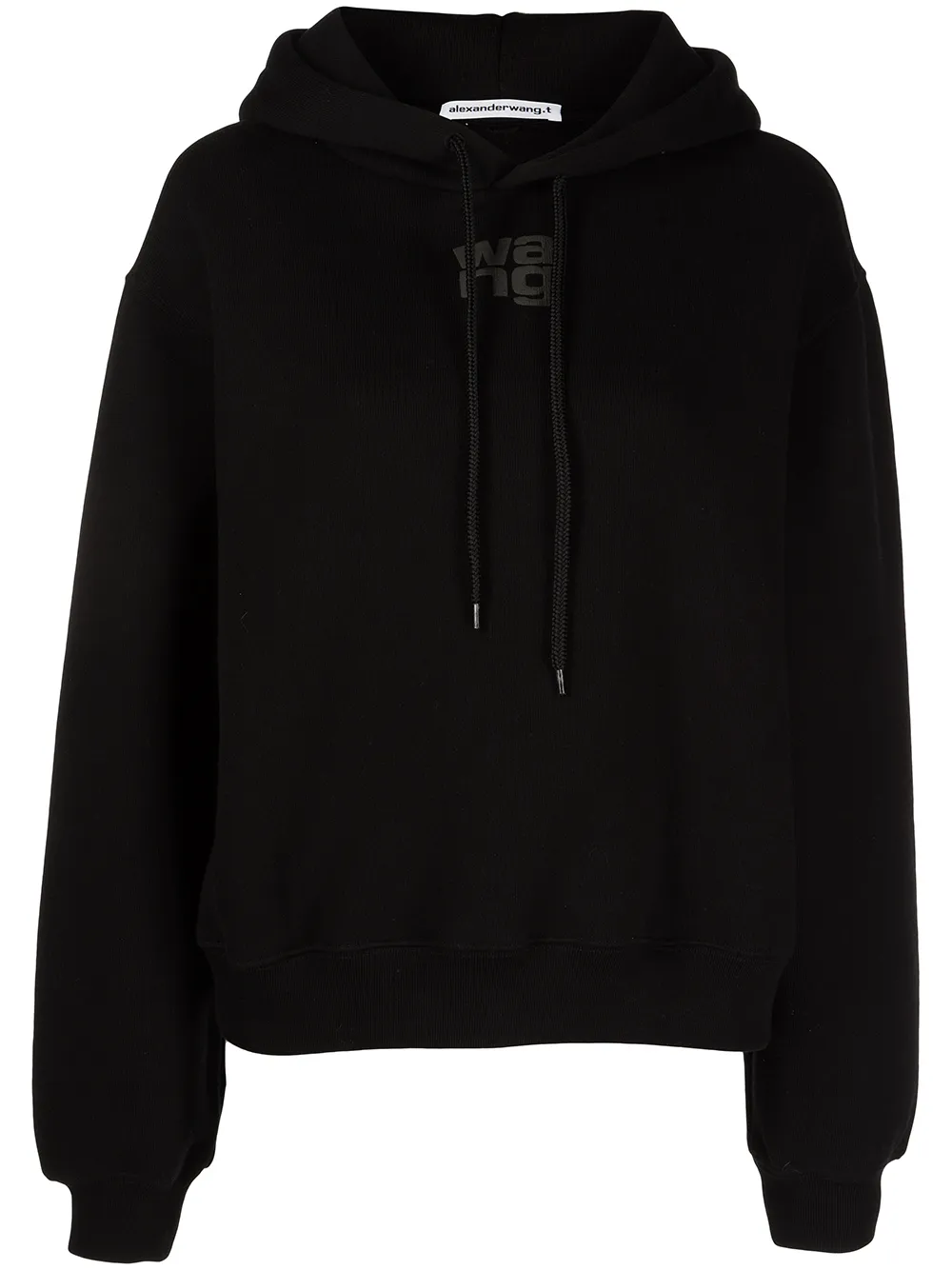 

Худи с логотипом Alexander Wang, черный