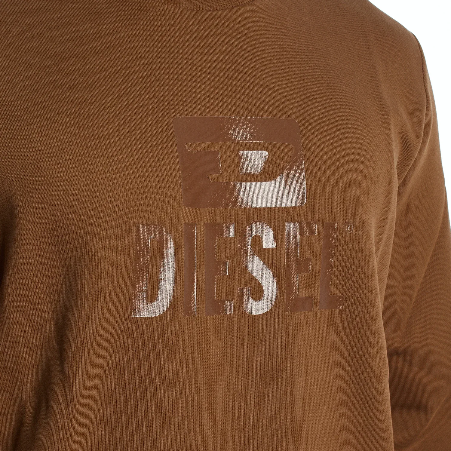 Свитшот коричневый Diesel, brown — фото 2