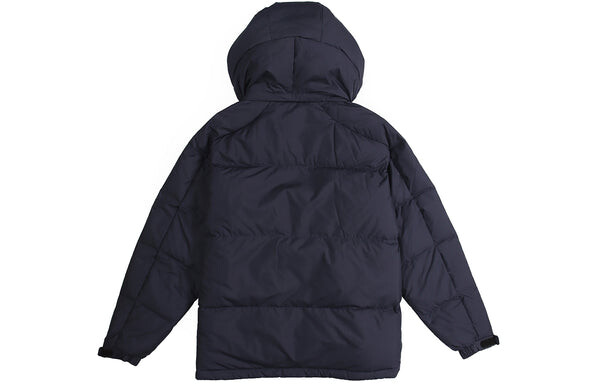 Пуховик adidas 3ST Puff Down Outdoor protection against cold Stay Warm hooded down Jacket Blue, синий — фото 2