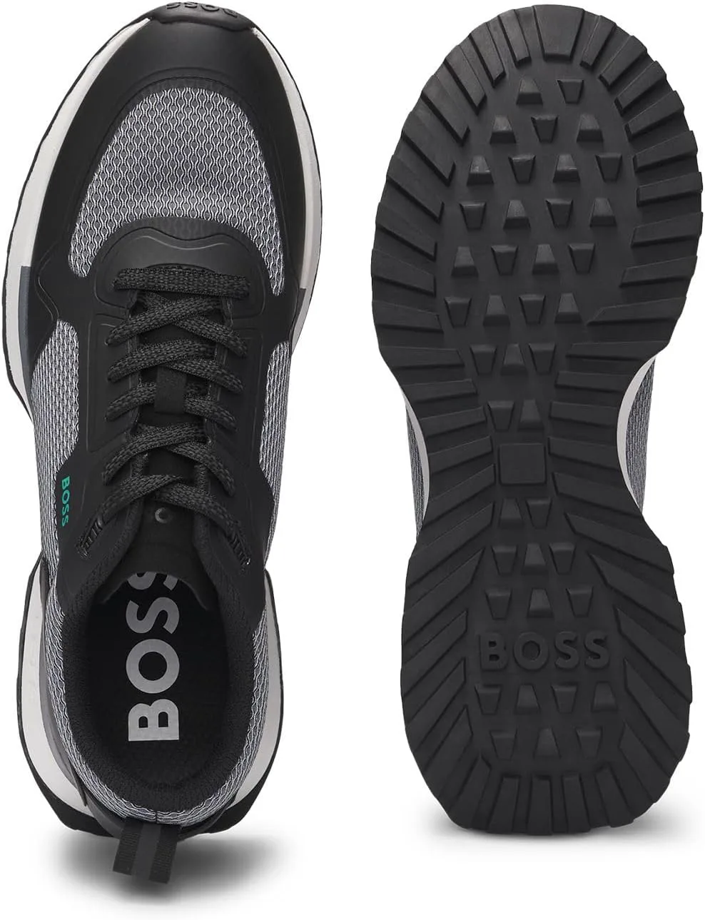 BOSS Mens Hugo Boss Jonah_Runn_Meth, серый — фото 2