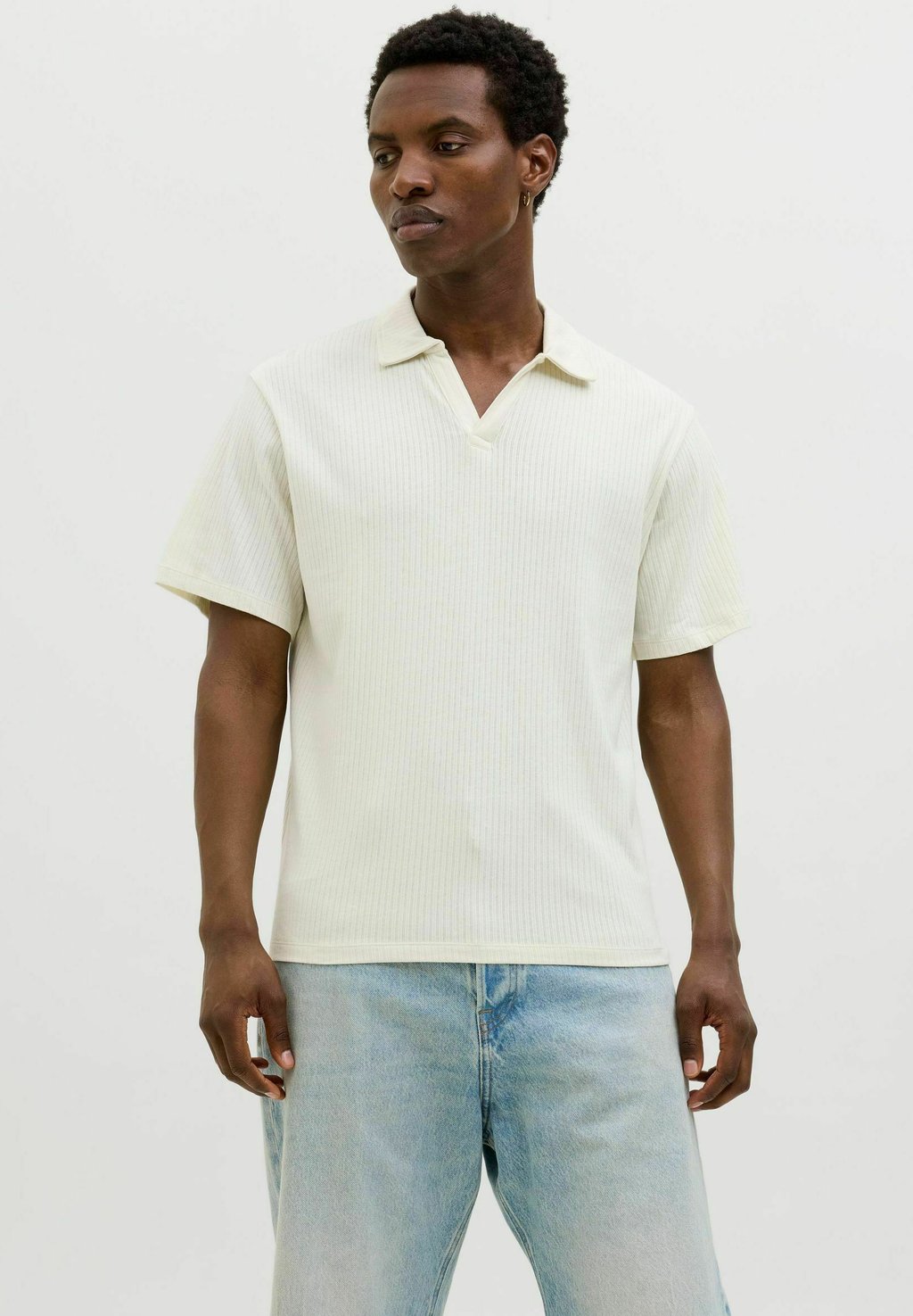 

Рубашка поло EINFARBIG POLOKRAGEN Jack & Jones, бежевый