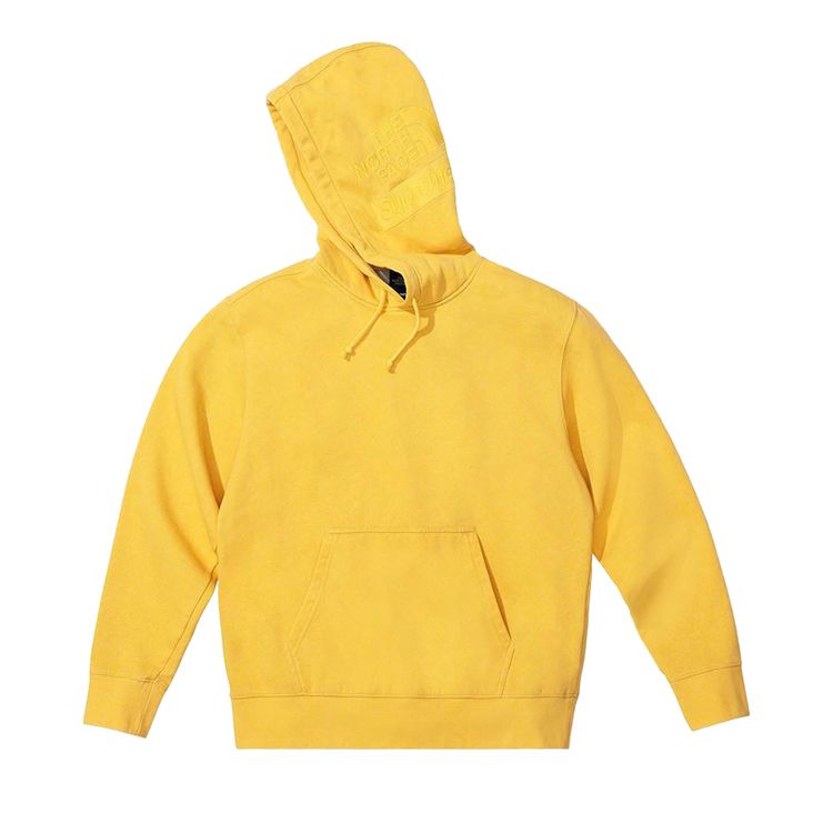 

Толстовка Supreme x The North Face Pigment Printed Hooded Sweatshirt Yellow, желтый