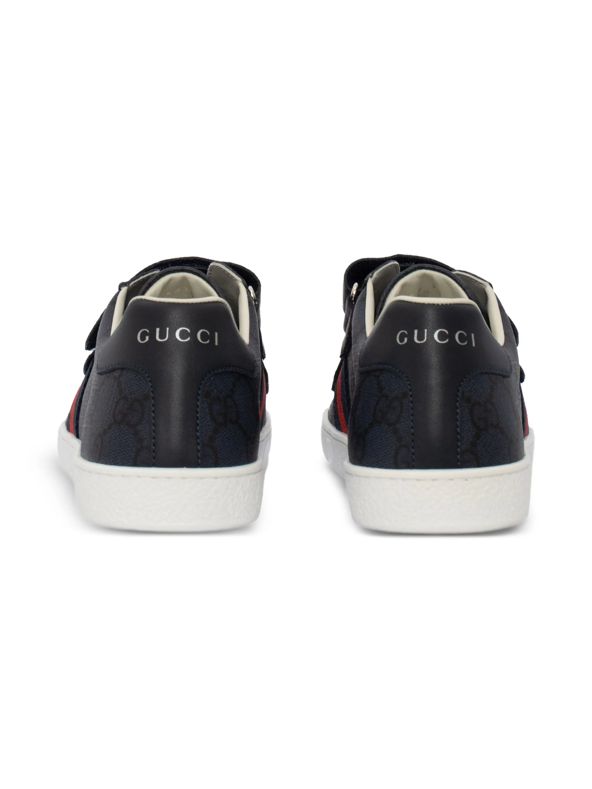 Кроссовки с монограммой Gucci Kids, черный — фото 3