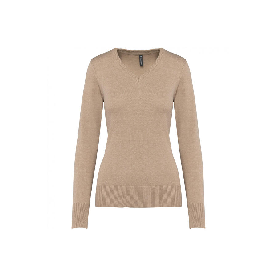 

KARIBAN Женский свитер с V-образным вырезом Карибан