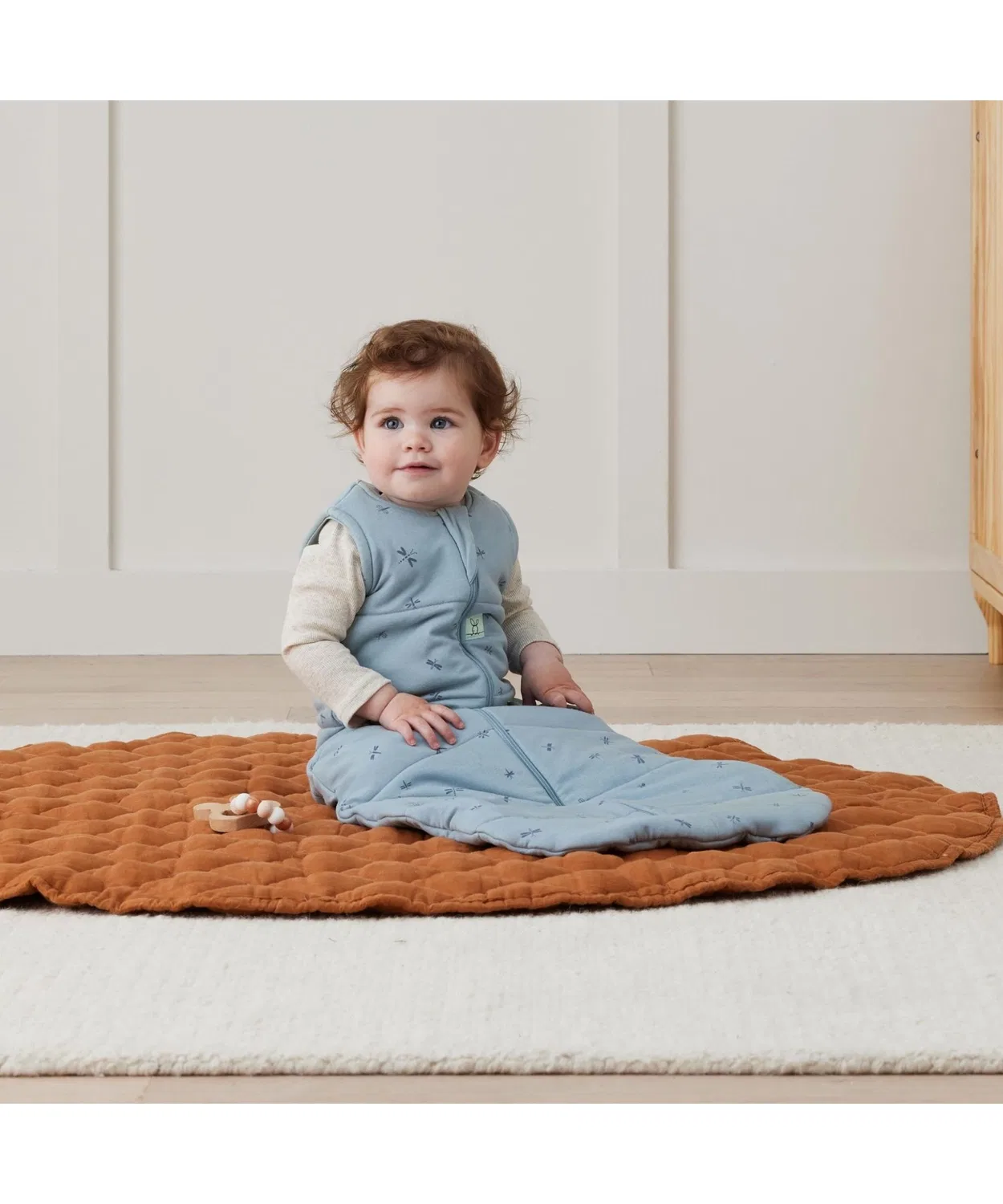 Спальный мешок-кокон ergoPouch 2.5 TOG для детей от 3 месяцев, светло-голубой