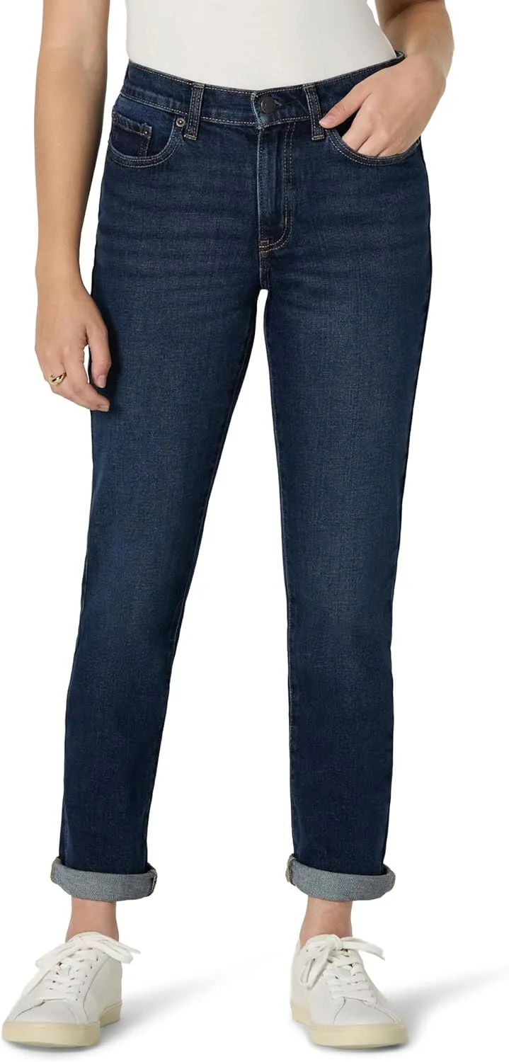 

Amazon Essentials Женские джинсы бойфренды укороченные с низкой посадкой