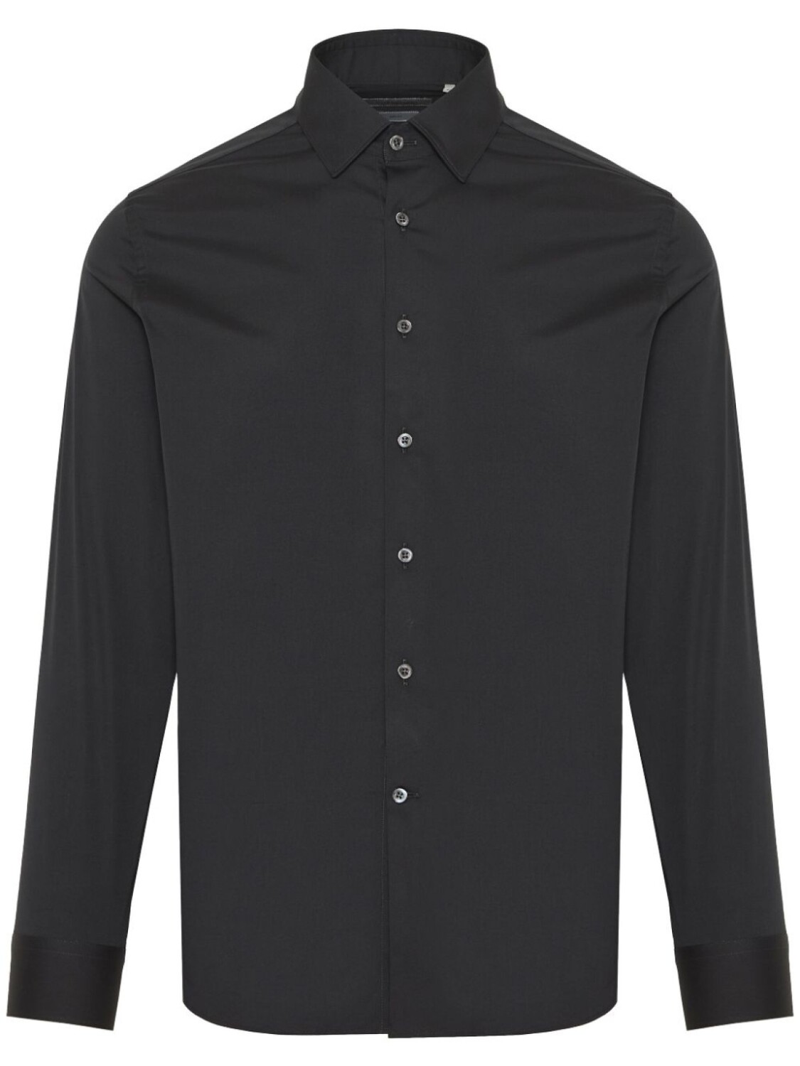 

Corneliani поплиновая рубашка, черный