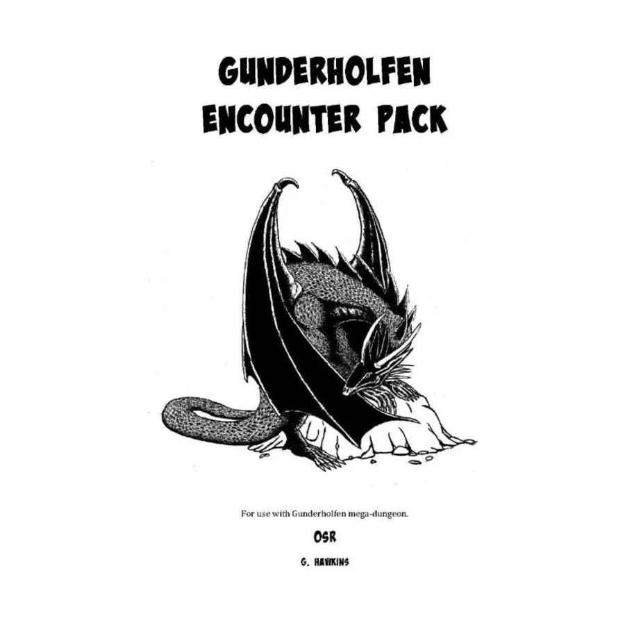 

Gunderholfen Encounter Pack, OSRIC (G. Hawkins), мягкая обложка