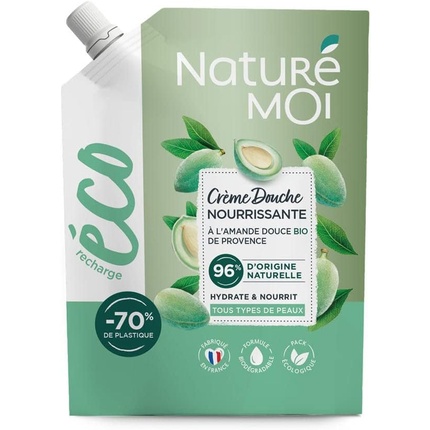

Питательный крем для душа Nature Moi Eco-Recharge с органическим сладким миндалем Naturé Moi