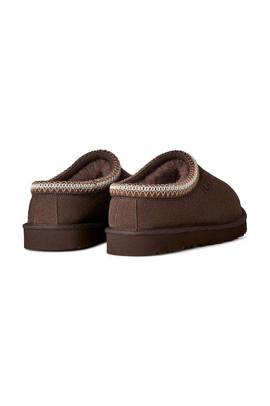 Мужские тапочки Ugg Tasman II замшевые утепленные, темно-коричневый — фото 3
