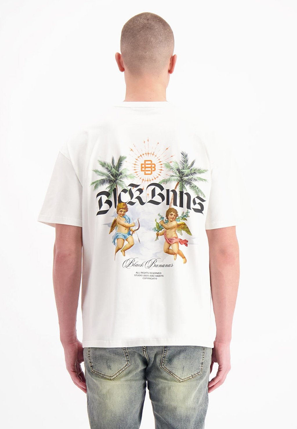 

Футболка с принтом HEAVEN Black Bananas, белый