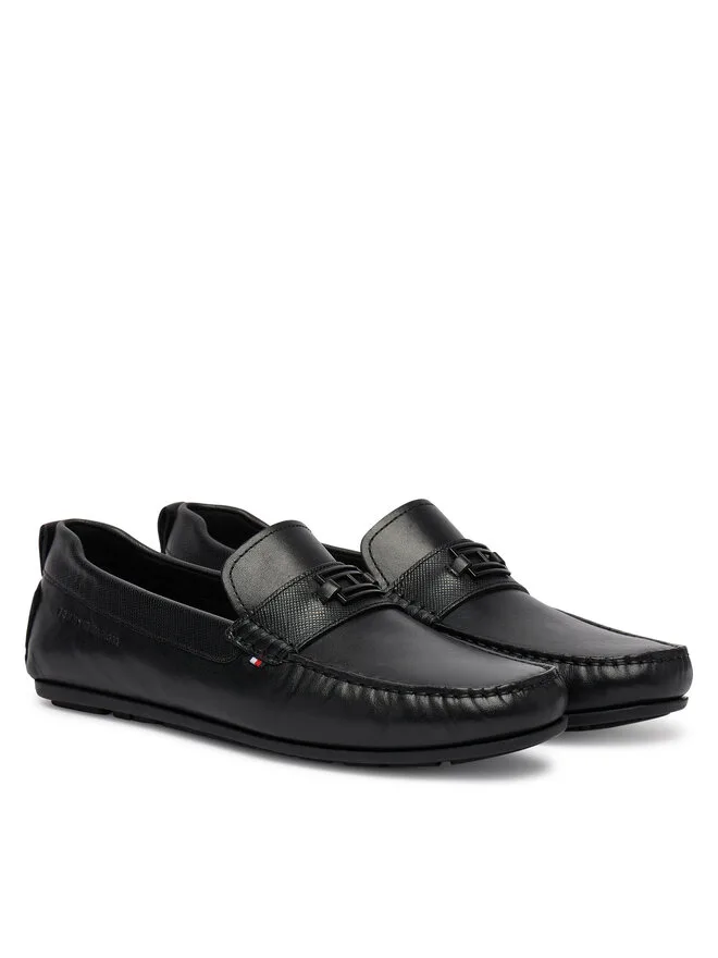 Tommy Hilfiger Мокасины Hardware Lth Driver FM0FM05855, черный — фото 2